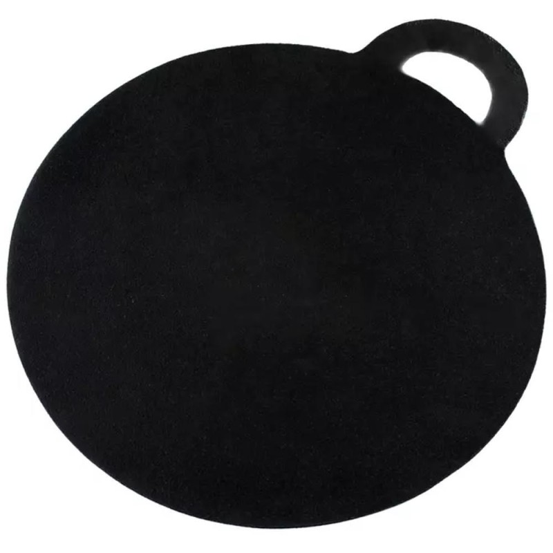 Placa de Gratar din Fonta, Forma Rotunda, cu Maner, Perfect Home