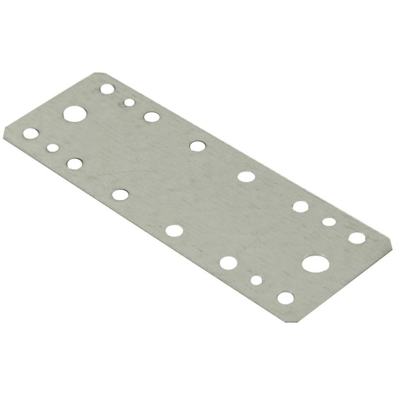 Placa din Otel, Perforata, 180 x 65 x 2.5 mm