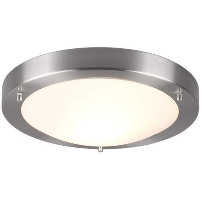 Plafoniera Condus, 1x E27, Putere 60 W, IP44, Nichel Mat, Trio