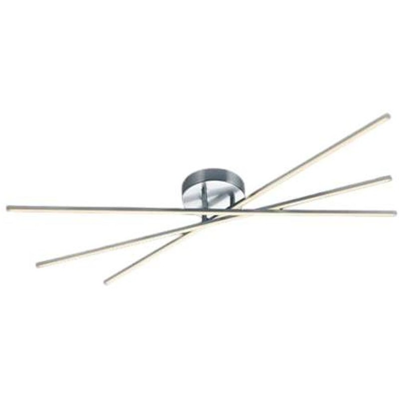 Plafoniera Tiriac, 3x SMD, 9 W, 3x 950 lm, 3000K, Nichel Mat, Trio