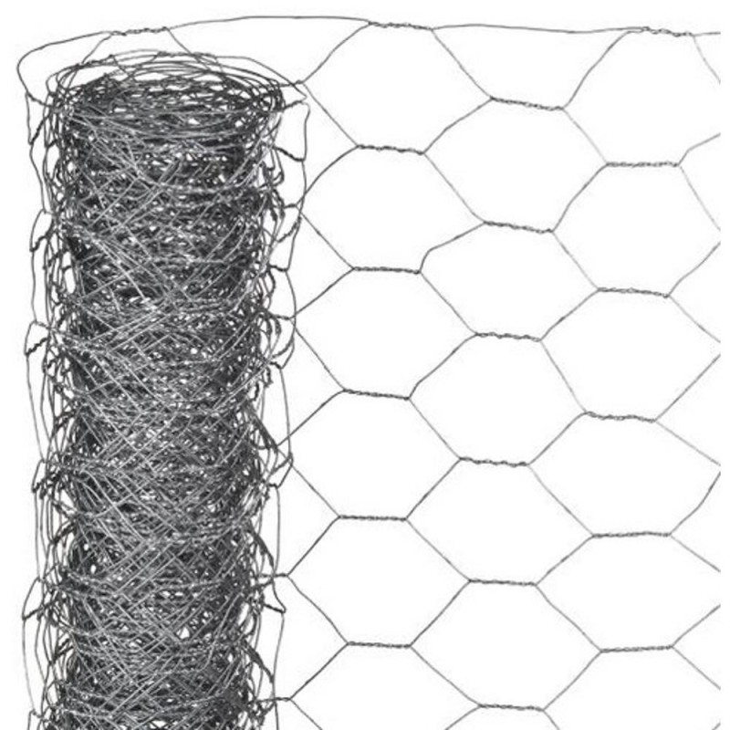 Plasa Rabitz Zincata, 25 x 1 m, Grosime Fir 0.7 mm, Zilan