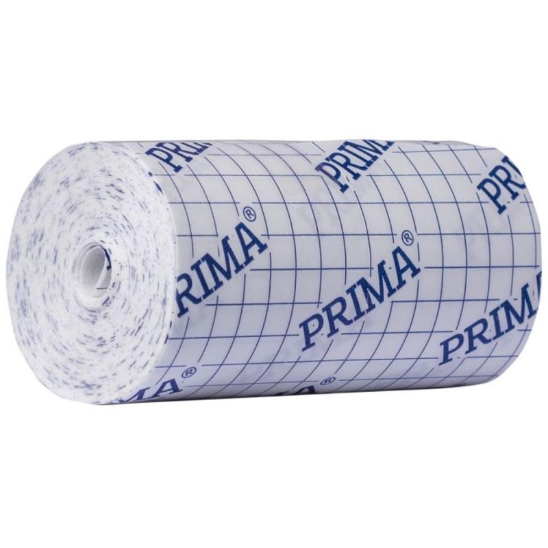 Plasture Elastic Netesut, 15 cm x 10 m, Rola Autodeziva pentru Fixare Pansamente si Protectie Plagi, Prima