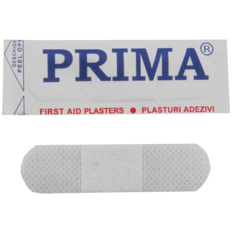 Plasturi Hipoalergenici din Hartie, 19 mm x 72 mm, Prima, pentru Piele Sensibila, 100 Bucati