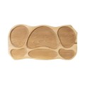 Platou cu 6 Compartimente, Lemn, 68 x 34 x 2.5 cm