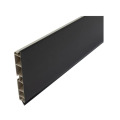 Plinta PVC, Inaltime 120 mm, Lungime 2000 mm, Finisaj Negru Mat, Ideal Feroluc