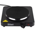 Plita Electrica 1 Ochi cu Termostat Reglabil in 5 Trepte Zilan, Putere 1500 W, Negru