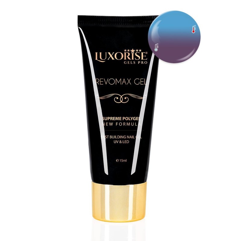 Polygel Thermo Revomax Gel Luxorise Blossom Lilac, 15 ml