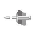 Pop-nituri Cap Lat, Aluminiu/ Otel - 4 X 20