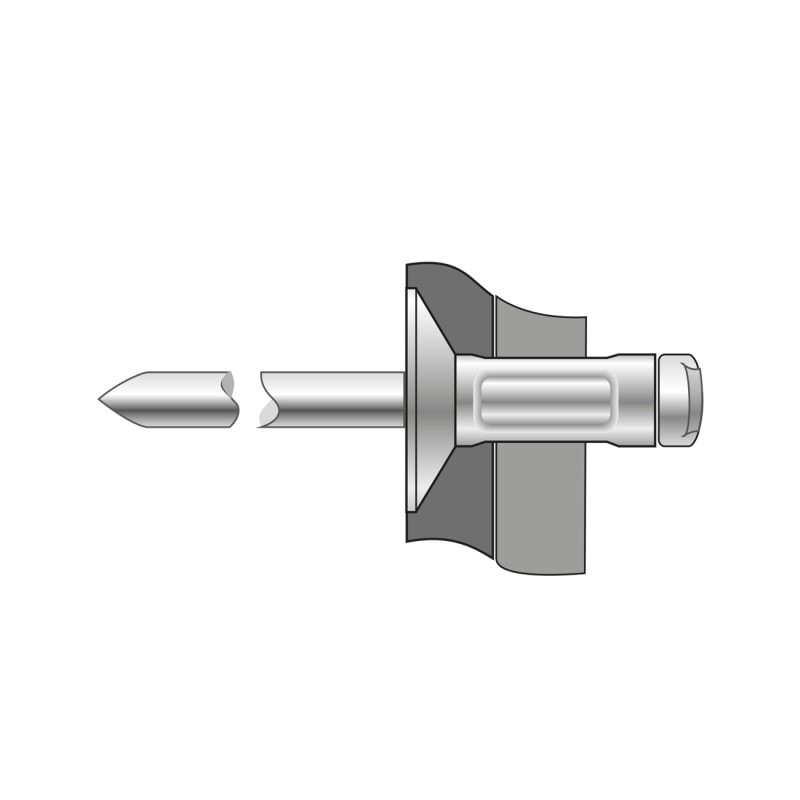 Pop-nituri Multigrip Cap Tesit 120 Aluminiu Otel-4.8 X 12