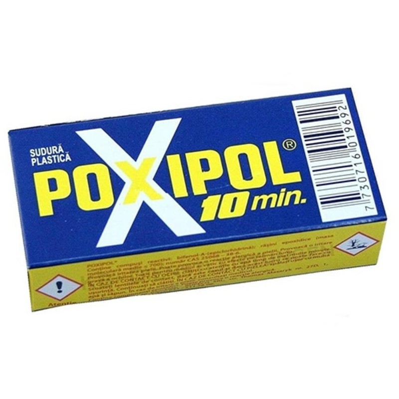 Poxipol Adeziv Universal, Metalic, 10 Minute, 21 g / 14 ml