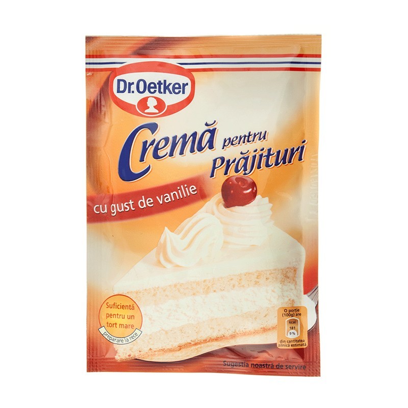 Praf Crema cu Aroma de Vanilie, Dr Oetker, 50 g