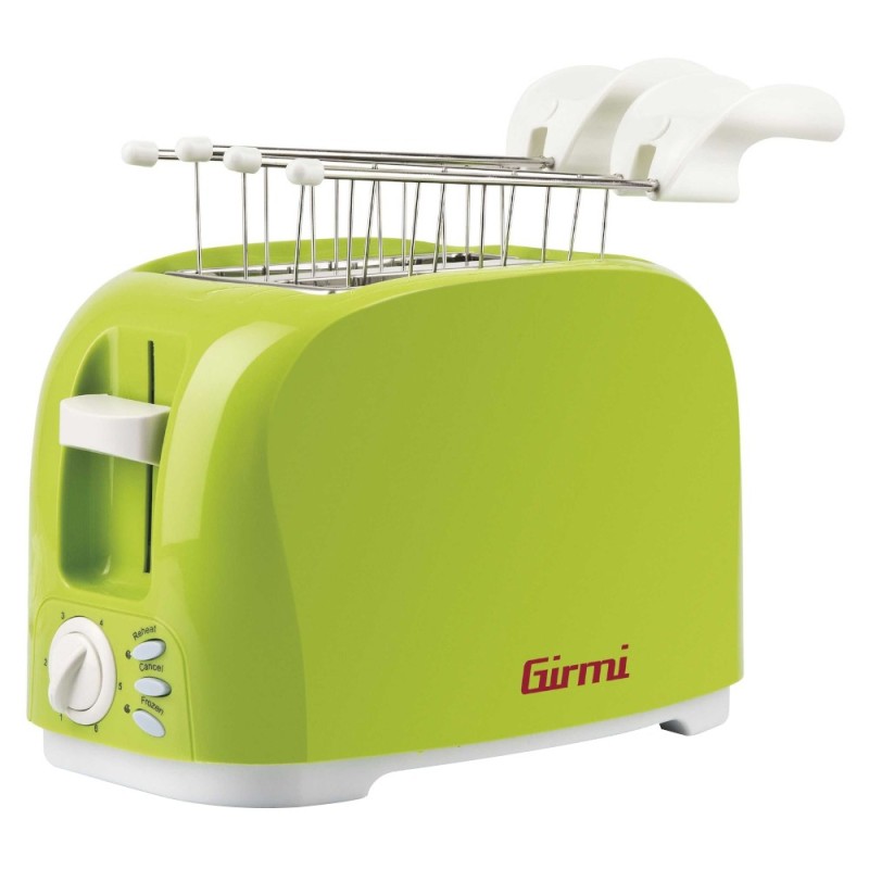 Prajitor de Paine Girmi TP11, 800 W, 6 Niveluri de Rumenire, Verde