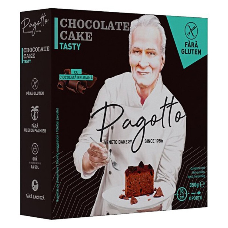 Prajitura Ciocolata fara Gluten Pagotto, 350 g