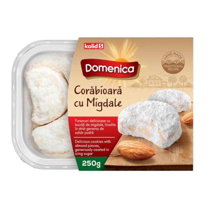 Prajitura Corabioara cu Migdale, Domenica, 250 g