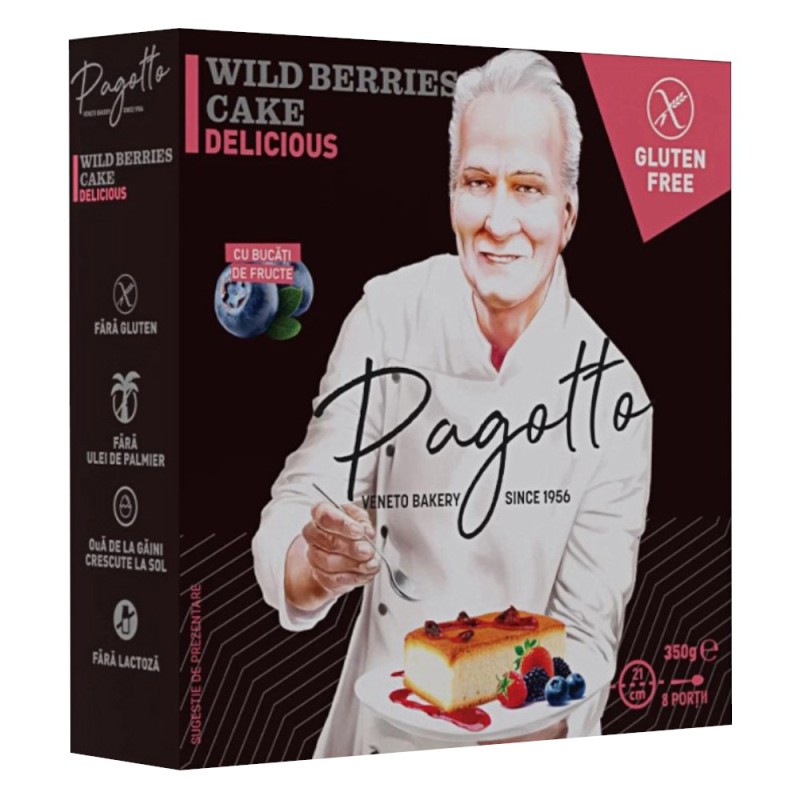 Prajitura cu Afine fara Gluten Pagotto, 350 g