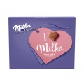 Praline cu Crema de Capsuni, I Love Milka, 110 g