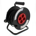 Prelungitor cu Derulator si Termosiguranta, 4 Cai, 20 m 1.0mm IP20, Well