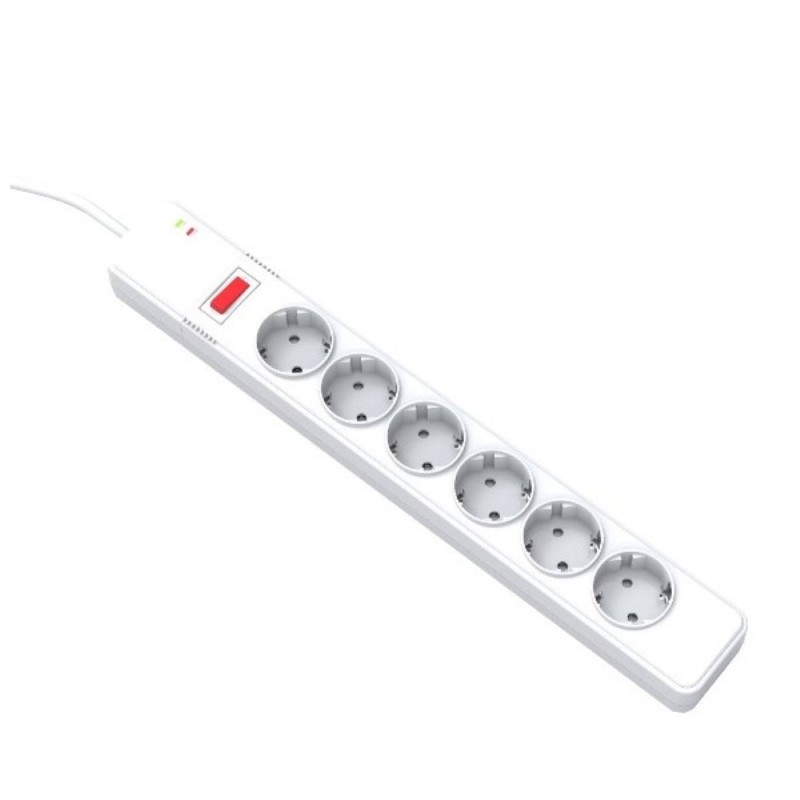 Prelungitor cu Protectie, 4 Prize, 3 m, Intrerupator, Cablu 3 x G1.5 mmp, Well