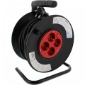 Prelungitor de Exterior cu Derulator, cu Termosiguranta si 4 Prize, IP20, Sectiune Cablu 3 x 1.5mm2, Lungime 20 m, Well
