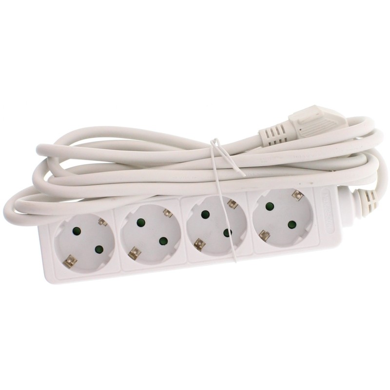 Prelungitor Electric 4 Prize, Sectiune Cablu 3 x 1.5mm2, Lungime 3 m, Well