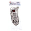 Prelungitor Electric cu Intrerupator, 3 Prize, Sectiune Cablu 3 x 1.5mm2, Lungime 1.5 m, Well