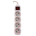 Prelungitor Electric cu Intrerupator, 4 Prize, Sectiune Cablu 3 x 1.5mm2, Lungime 5 m, Well