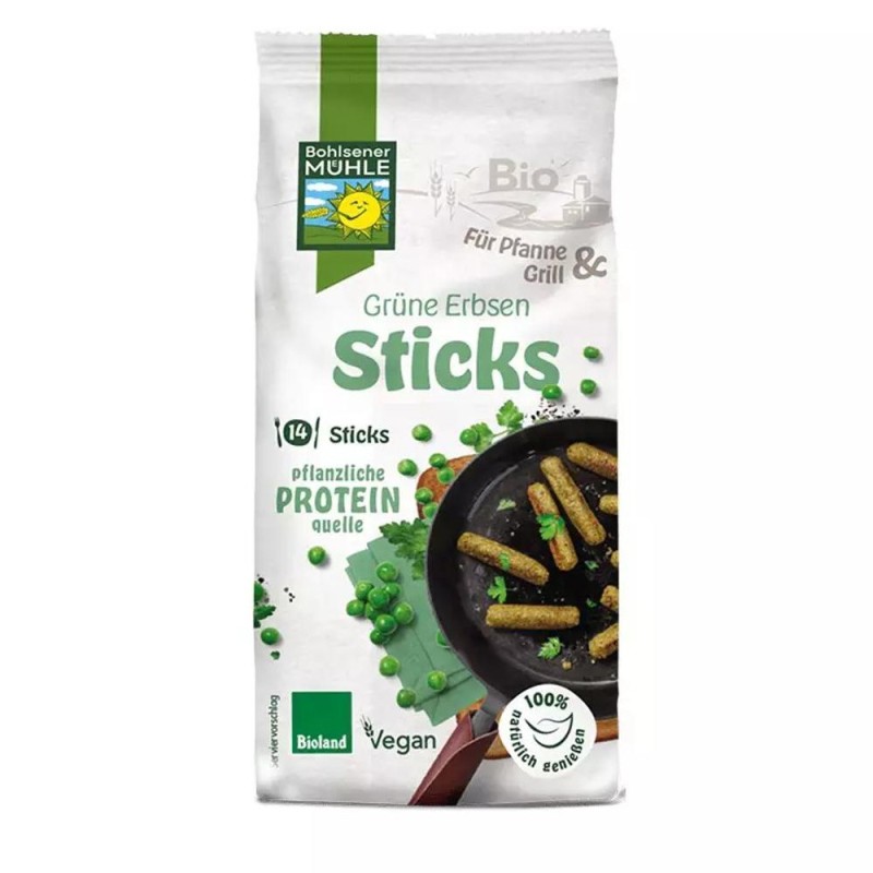 Premix Bio pentru Crochete din Mazare Verde, 165 g, Bohlsener Muhle