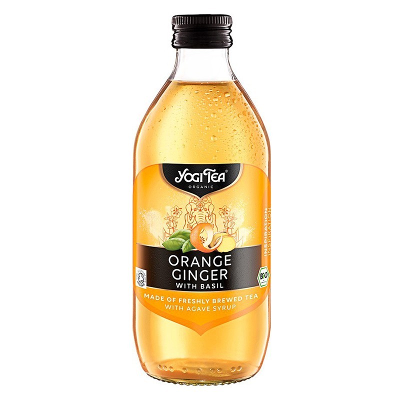 Preparat Bio din Ceai de Portocale si Busuioc cu Ghimbir, Yogi Tea, 330 ml
