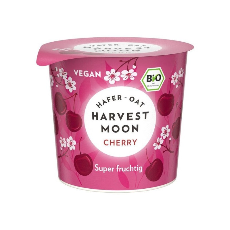 Preparat Fermentat din Bautura de Ovaz cu Cirese, Bio, 275 g, Harvest Moon