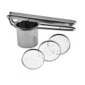 Presa Inox pentru Cartofi, cu 3 Rezerve, Perfect Home