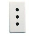 Priza Electrica Gewiss, 10 A, 2P+E, Tip Italia, Alba