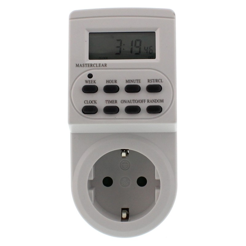 Priza Programabila Digitala, pentru Interior, 16A, Well