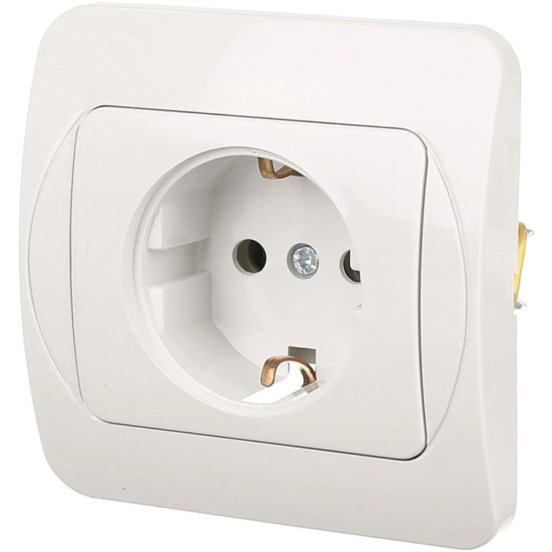 Priza Simpla cu CP, QC-4-120