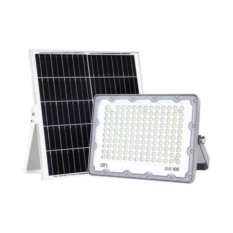 Proiector Led cu Panou Solar 20W, 2000 lm, Lumina Naturala, On