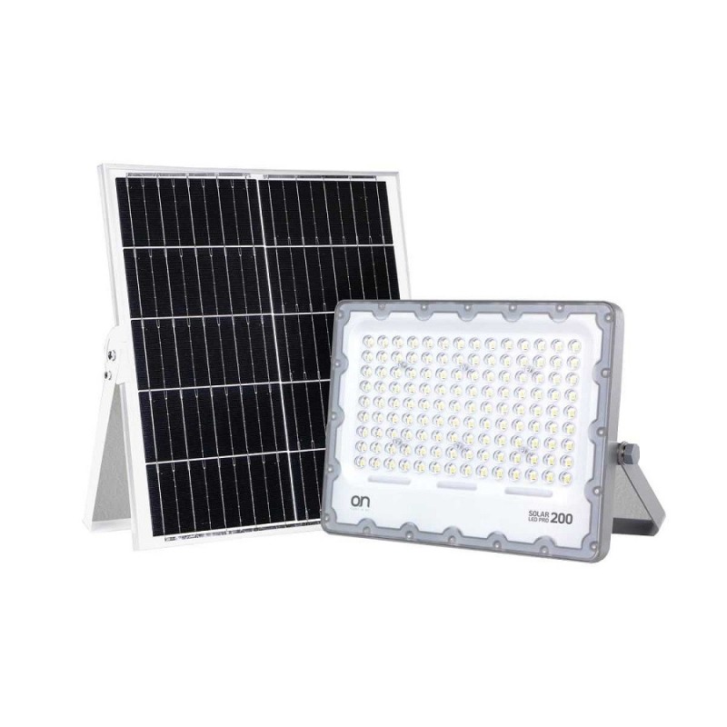 Proiector Led cu Panou Solar 25W, 2400 lm, Lumina Naturala, On