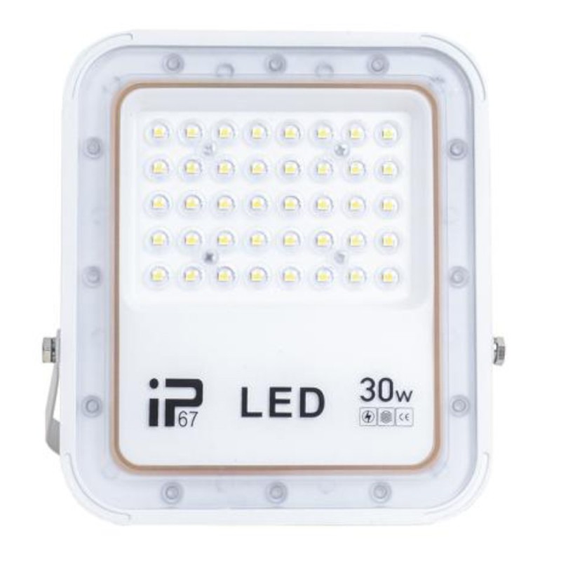 Proiector Led, IP 67, 30 W, 220 V, Corp Aluminiu, Alb, Z-tools