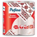 Prosop Bucatarie Soft, 2 Straturi, Traditii Romanesti, Pufina, 2 Role