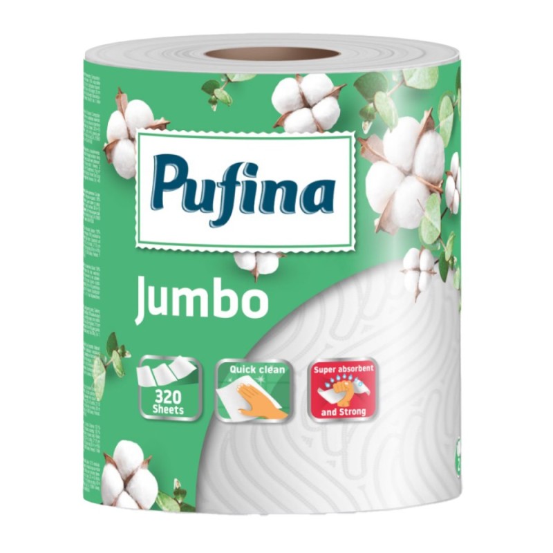 Prosop de Bucatarie, Pufina Jumbo, 2 Straturi, 80 m