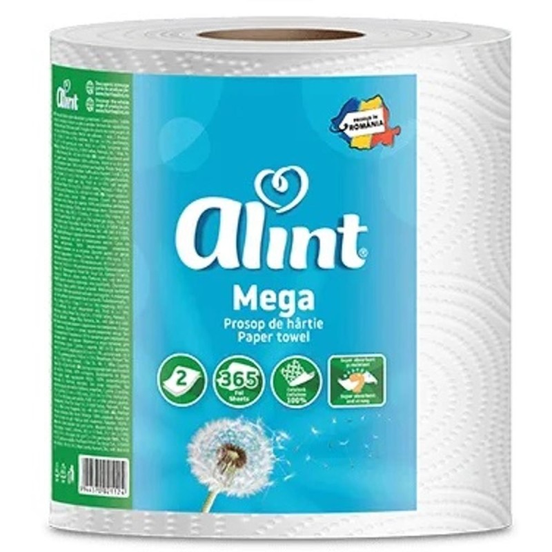 Prosop de Hartie Alint Mega, Monorola, 2 Straturi, 365 Foi