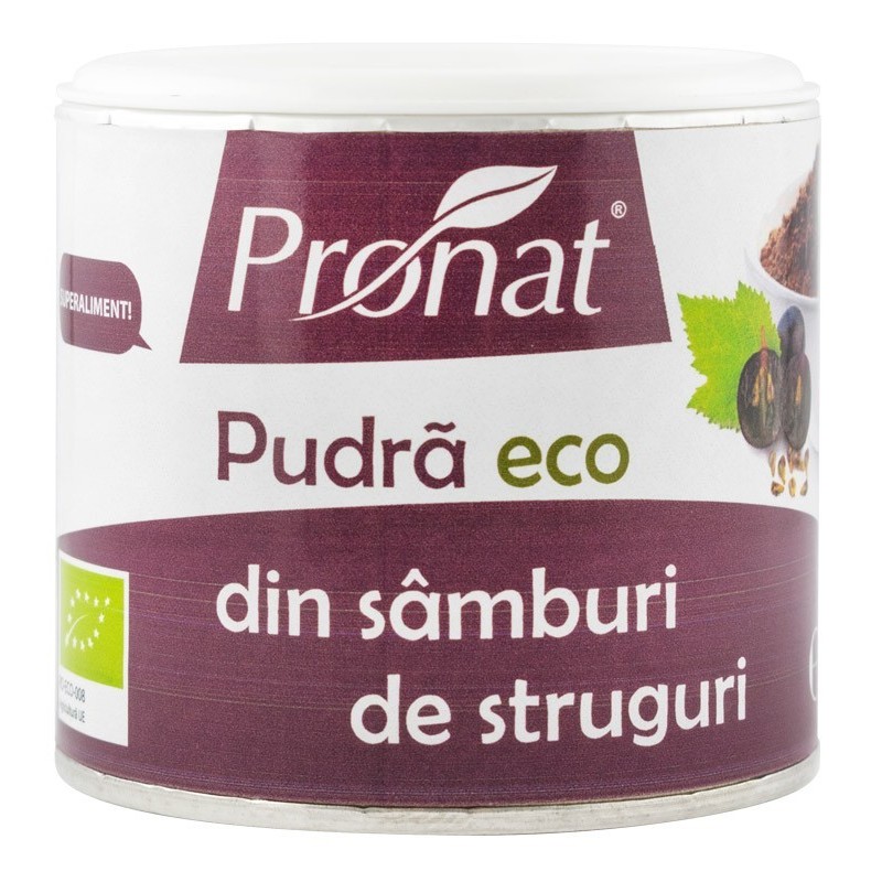 Pudra Bio din Samburi de Struguri, 90 g