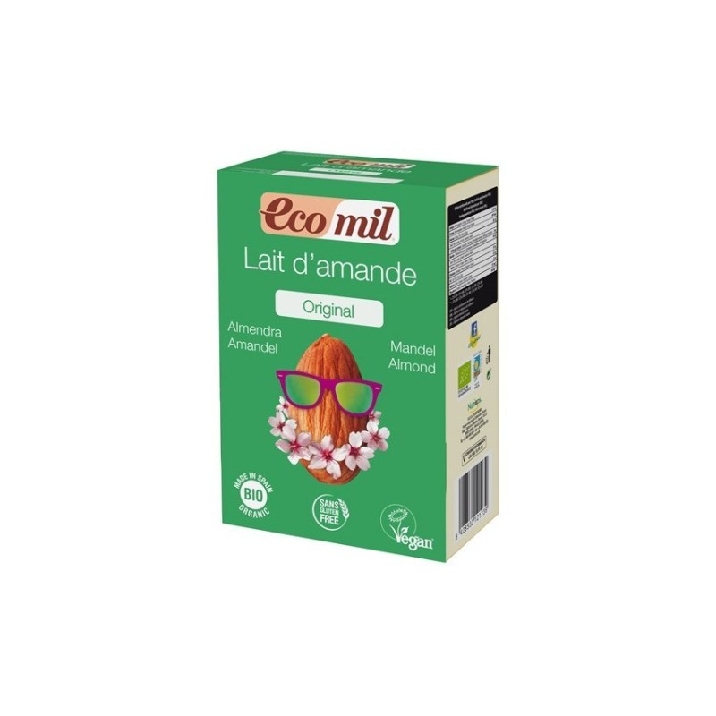 Pudra BIO Instant pentru Bautura de Migdale Original, 800 g, Ecomil