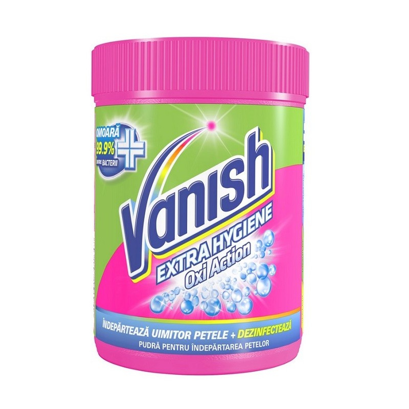 Pudra pentru Indepartarea Petelor Vanish Oxi Extra Hygiene 423 g