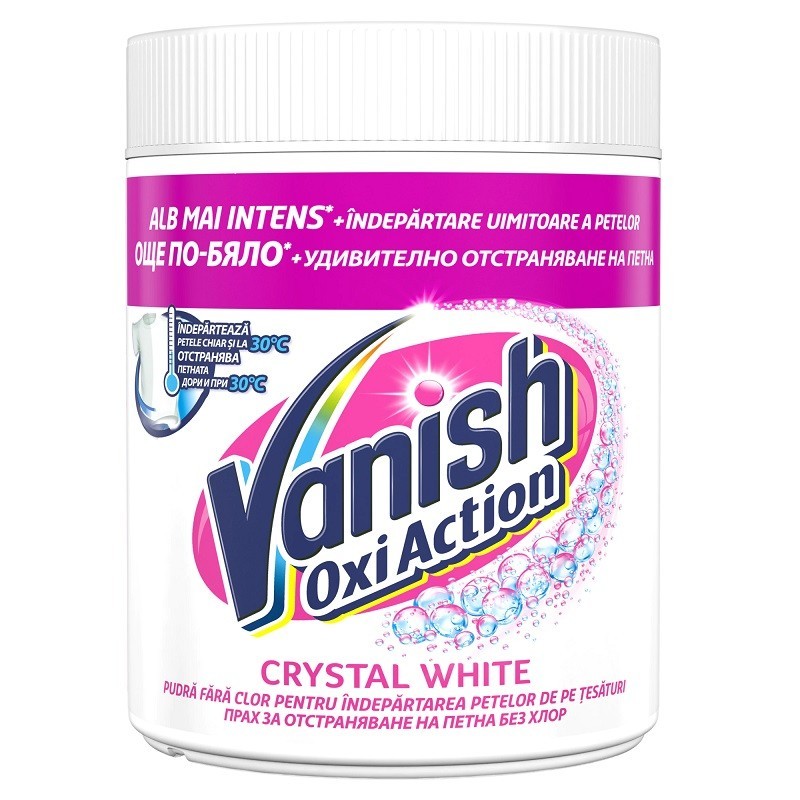 Pudra pentru Indepartarea Petelor Vanish Oxi White 423 g