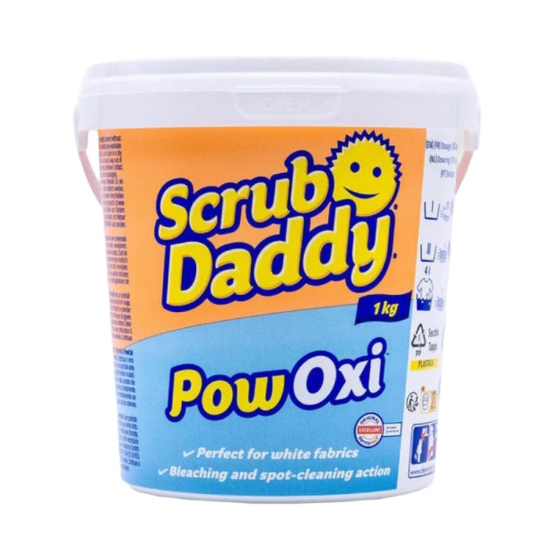Pudra pentru Textile Albe Scrub Daddy Pow Oxi White, 1 kg