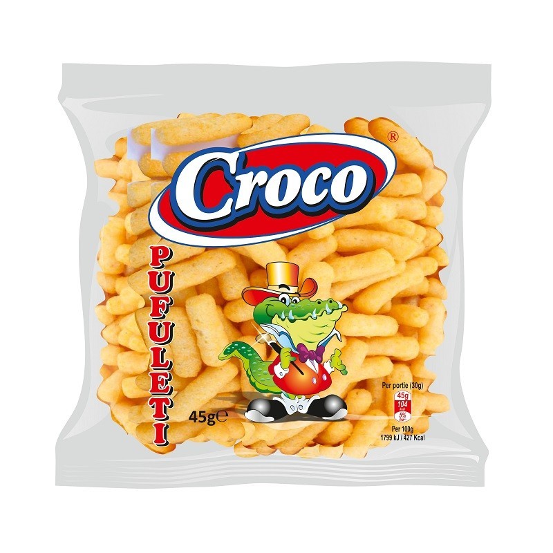 Pufuleti Croco, 45 g