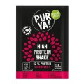 Pulbere Bio pentru Shake Proteic cu Capsuni, 62% Proteina, Pur Ya, 30 g
