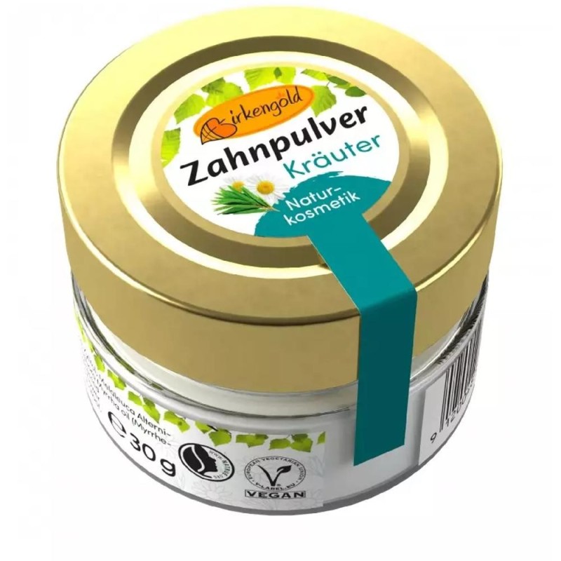 Pulbere pentru Dantura cu Plante, 30 g, Birkengold