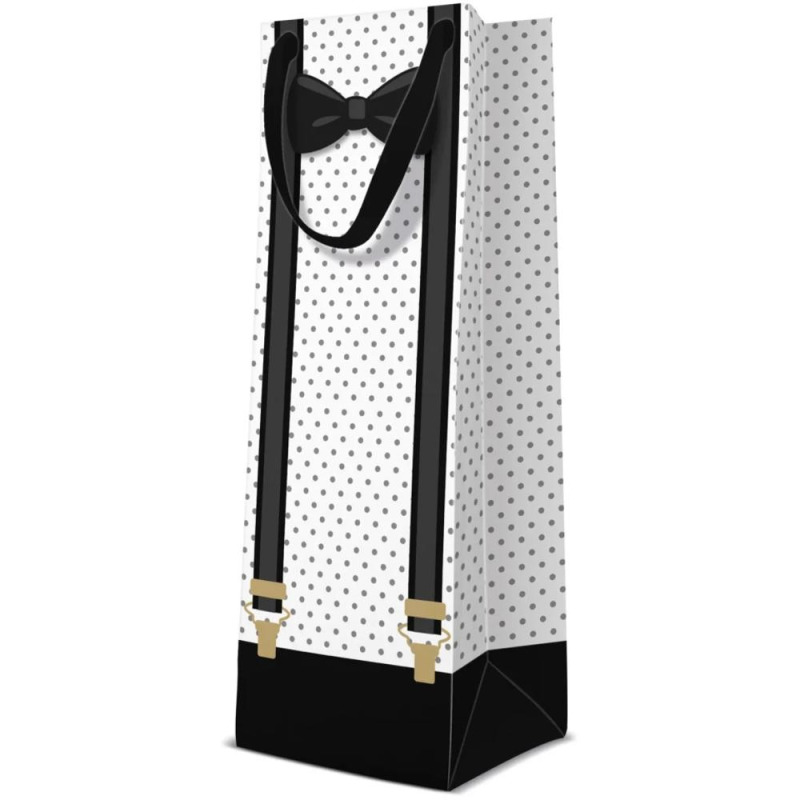 Punga Cadou Standard Bottle, Elegant Man, 12 x 37 x 10 cm