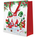Punga Cadou Standard, Mare, Motive Craciun, Multicolor, 26.5 x 33.5 x 13 cm