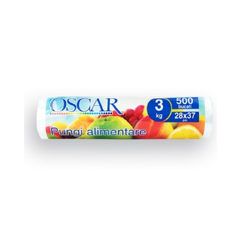 Pungi Alimentare Oscar Mert, 3 kg, 500 Bucati